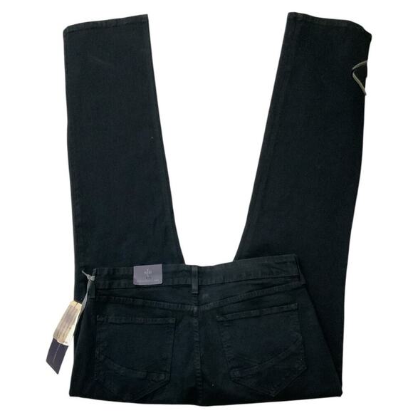 NYDJ Marilyn Jeans Womens 14 Straight Leg Stretch Dark Wash Streetwear Denim NWT - Picture 6 of 12